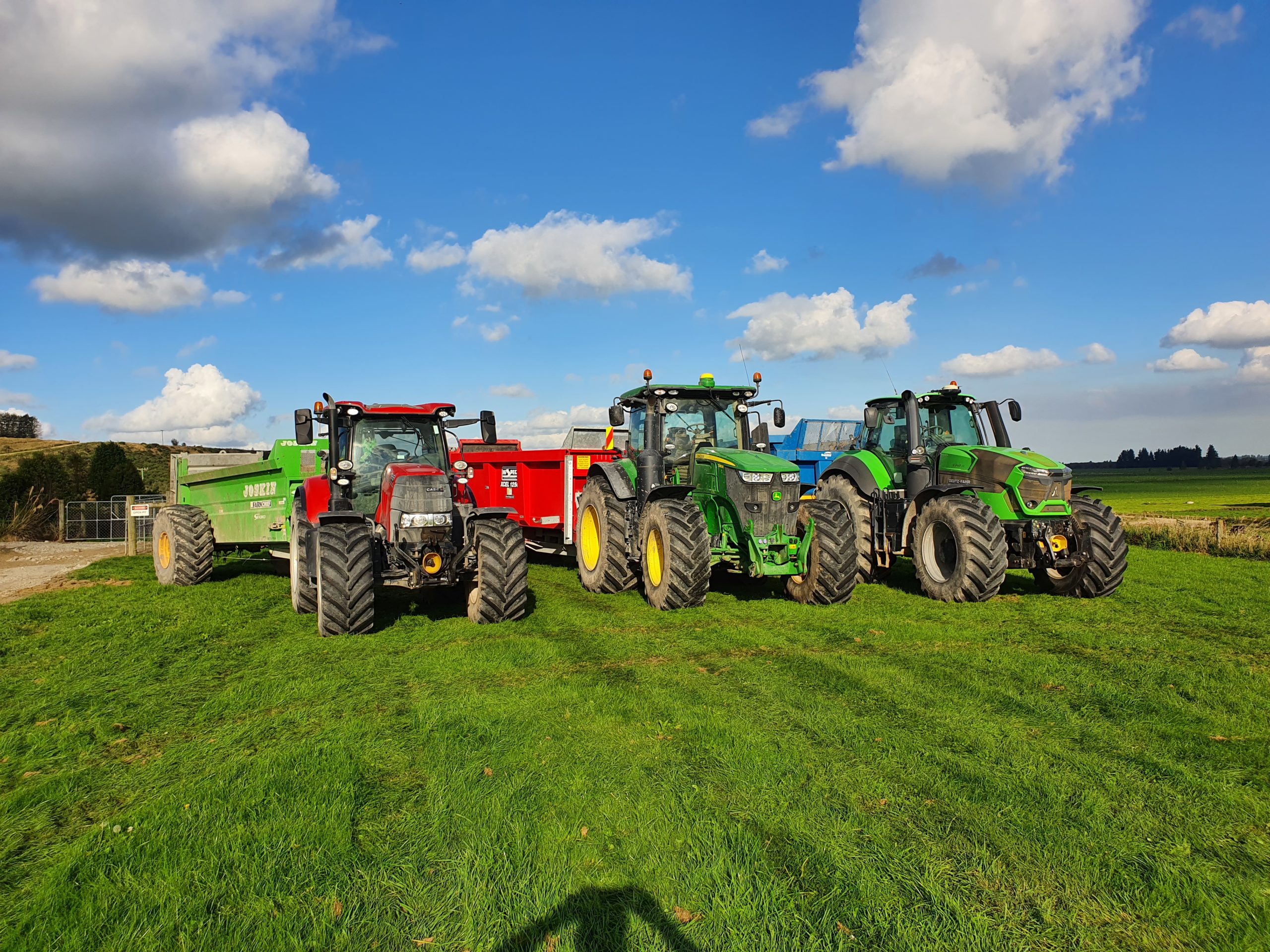 1 Case tractor, 1 Deutz Tractor, 1 John Deere tractor at Central Injection Agri