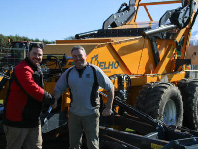 Tom with the new ELHO Stone Picker