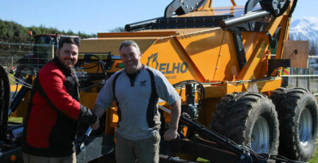 Tom with the new ELHO Stone Picker