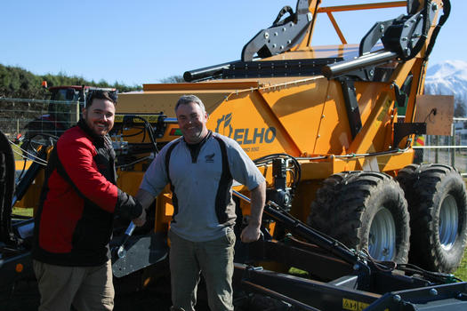 Tom with the new ELHO Stone Picker