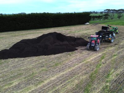 green waste compost at Central Injection Agri