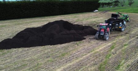 green waste compost at Central Injection Agri