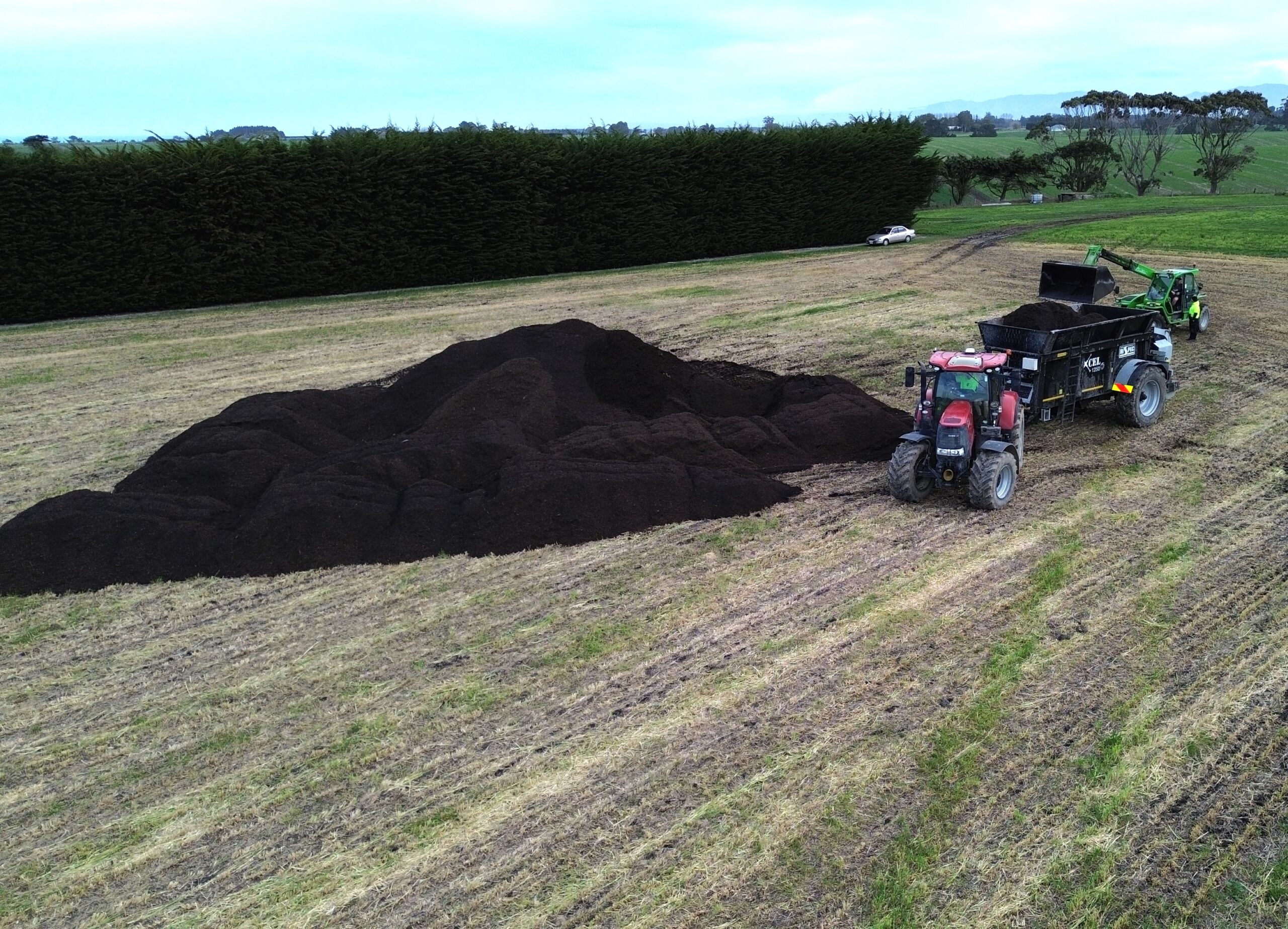 green waste compost at Central Injection Agri