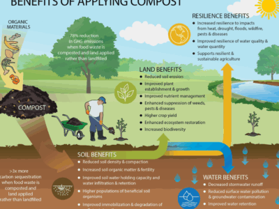 Organic green waste - compost for rural farms