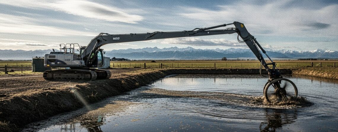 Effluent Pond Stirring in Ashburton: Maximising Nutrient Value for Mid Canterbury Farms